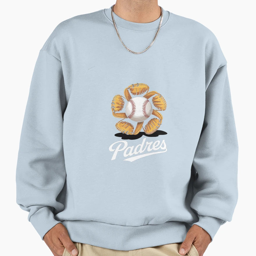 San Diego Proud Name Flower Sweatshirt - Aesthetic Graphic for Adults - T-Shirt, Sweatshirt, Hoodie