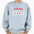 Chicagos Hyde Park Neighborhood Sweatshirt - Trendy Graphic Men Women - T-Shirt, Sweatshirt, Hoodie