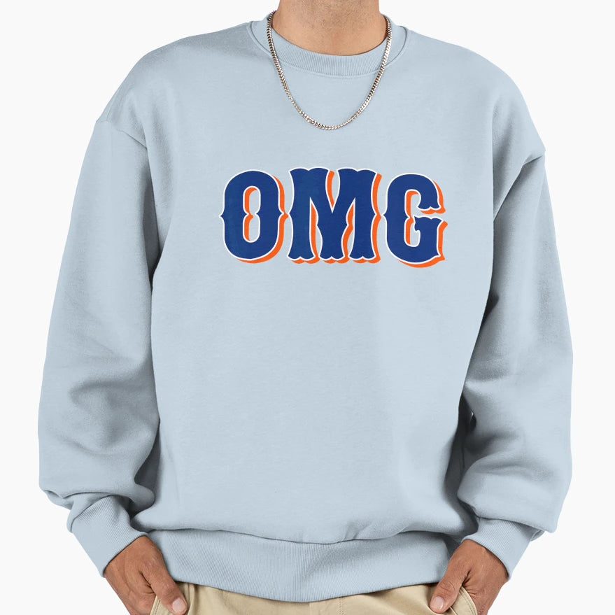 Says Omg New York Funny Gift Sweatshirt - Minimalist Print for Adults - T-Shirt, Sweatshirt, Hoodie