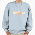 Houston Texas Groovy City Sweatshirt - Casual Everyday Wear for Adults - T-Shirt, Sweatshirt, Hoodie