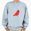 Red Bird Sweatshirt - Graphic Print for Adults - T-Shirt, Sweatshirt, Hoodie
