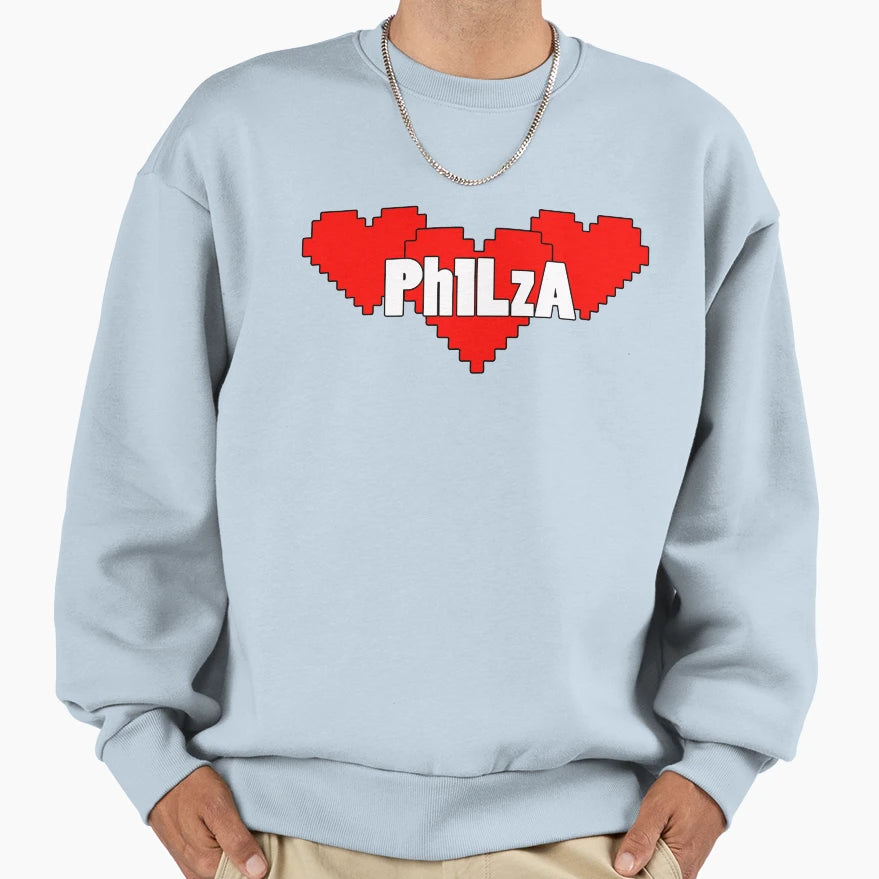 Philzas Playing Games Outfits Sweatshirt - Graphic Print Men Women - T-Shirt, Sweatshirt, Hoodie