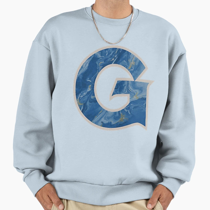 Georgetown Marble Logo Sweatshirt - Aesthetic Graphic Unisex - T-Shirt, Sweatshirt, Hoodie