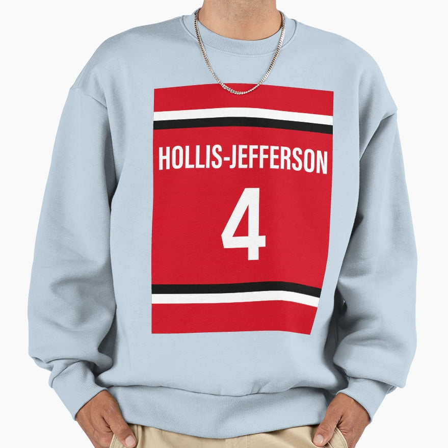 Rondae Hollis Jefferson Jersey Sweatshirt - Aesthetic Graphic Men Women - T-Shirt, Sweatshirt, Hoodie