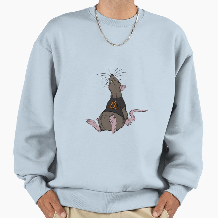 B More Baseball Rat Sweatshirt - Unique Graphic for Adults - T-Shirt, Sweatshirt, Hoodie