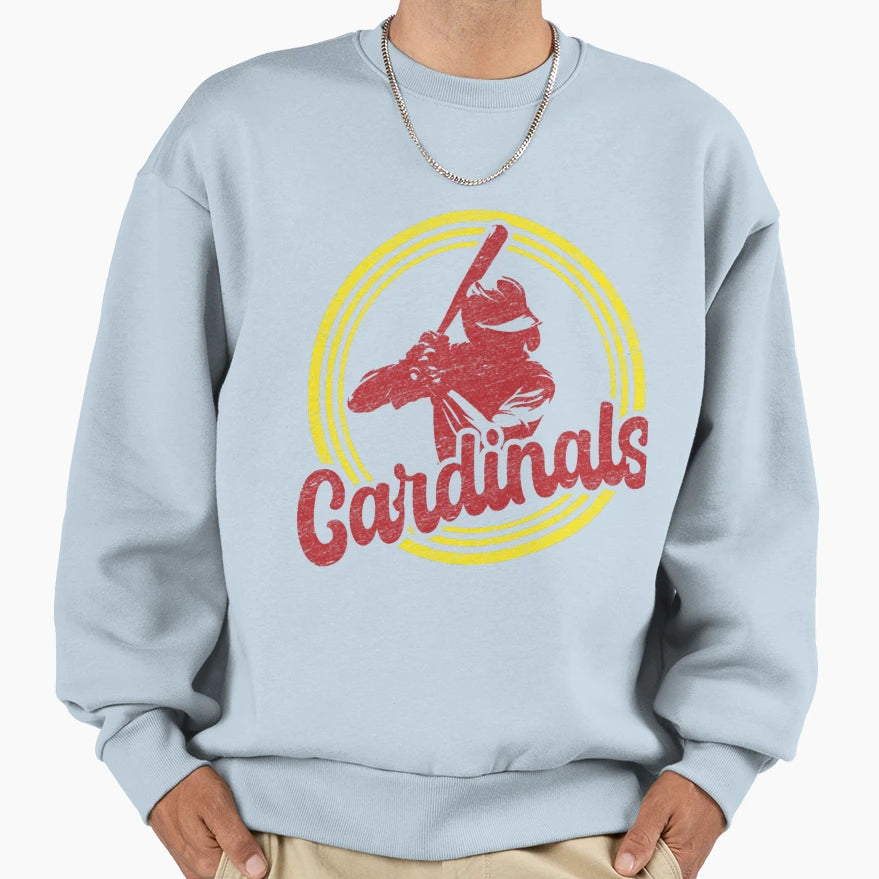 Art St Louis Cardinals Sweatshirt - Novelty Apparel for Adults - T-Shirt, Sweatshirt, Hoodie
