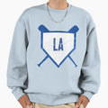 Los Angeles Abbreviation Baseball Home Sweatshirt - Unique Graphic Unisex - T-Shirt, Sweatshirt, Hoodie