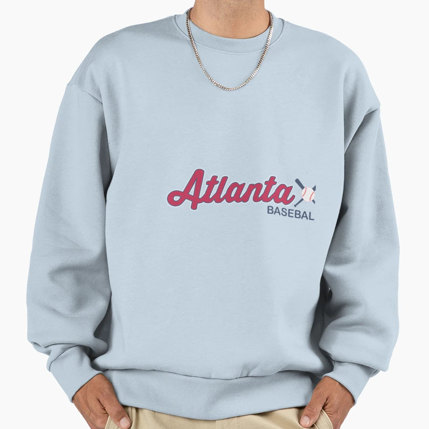 Atlanta Baseball Sweatshirt - Graphic Print for Adults - T-Shirt, Sweatshirt, Hoodie