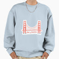 San Francisco Bridge Sweatshirt - Graphic Print Unisex - T-Shirt, Sweatshirt, Hoodie
