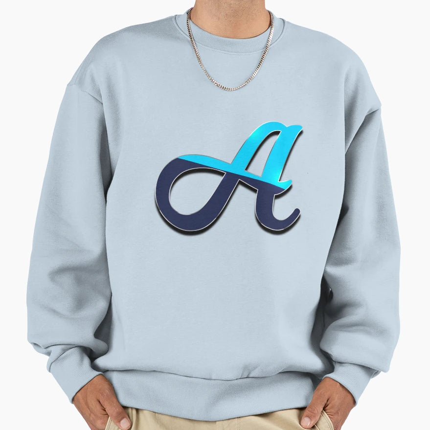 Letter Sweatshirt - Minimalist Print for Adults - T-Shirt, Sweatshirt, Hoodie