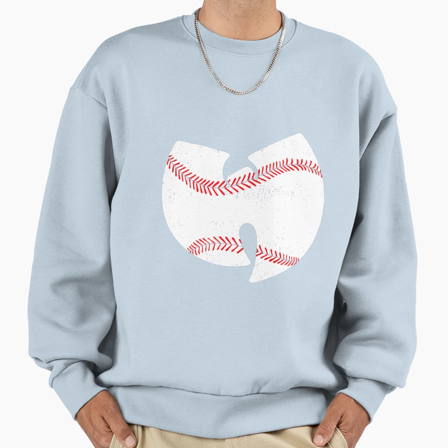 Hip Hop Baseball Sweatshirt - Minimalist Print Men Women - T-Shirt, Sweatshirt, Hoodie