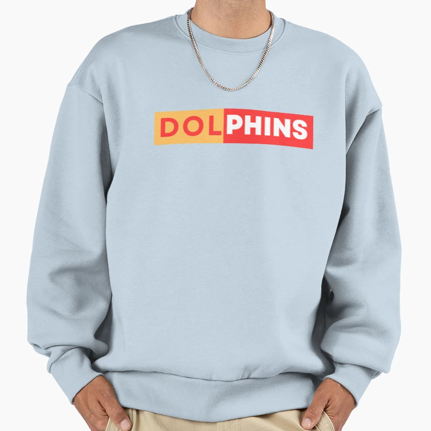 Dolphins Rugby League Sweatshirt - Fun Novelty Design for Adults - T-Shirt, Sweatshirt, Hoodie