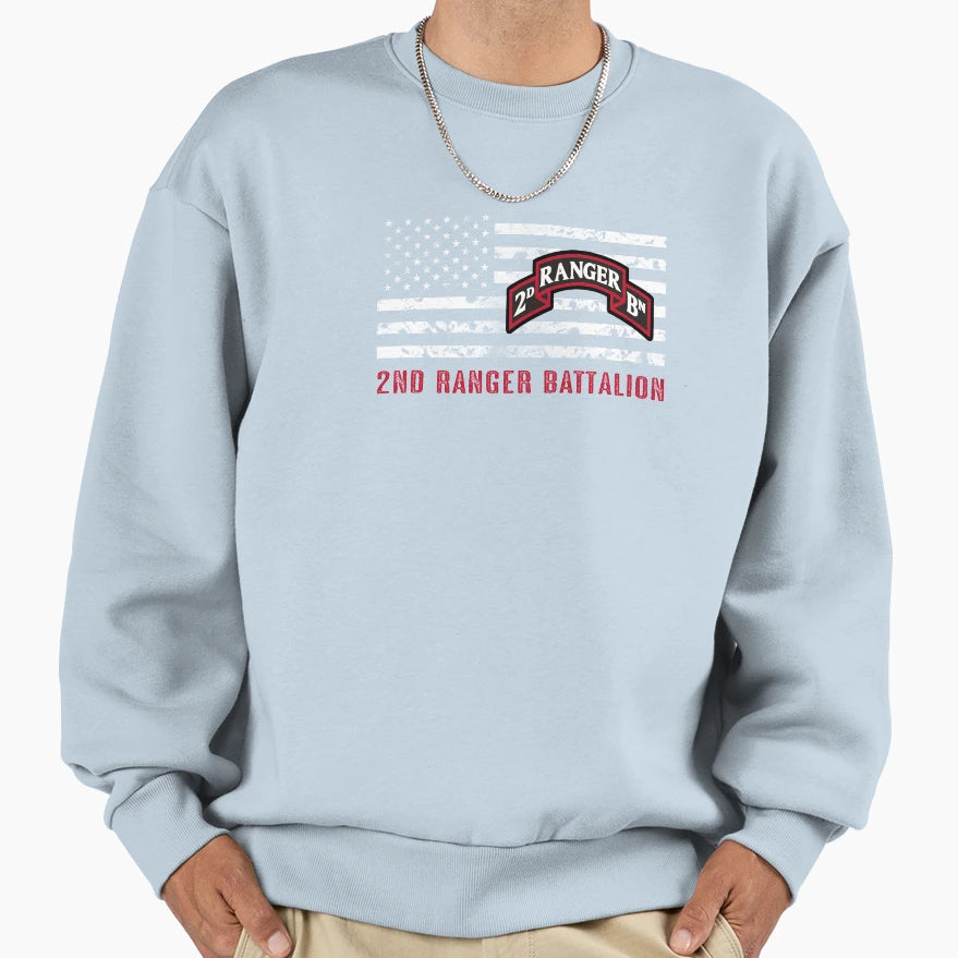 2Nd Ranger Battalion Sweatshirt - Streetwear Style Unisex - T-Shirt, Sweatshirt, Hoodie