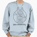 Golden Gate Bridge Sweatshirt - Unique Graphic for Adults - T-Shirt, Sweatshirt, Hoodie