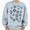 D Old English Initial Black Letter Sweatshirt - Fun Novelty Design Unisex - T-Shirt, Sweatshirt, Hoodie