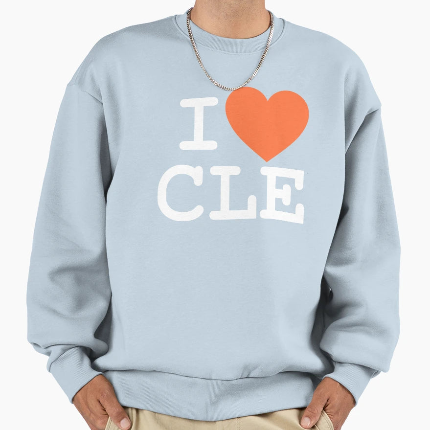 I Heart Cle Cleveland Alternate Sweatshirt - Minimalist Print for Adults - T-Shirt, Sweatshirt, Hoodie