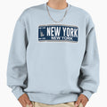 New York Ticket Manhattan Sweatshirt - Custom Art Print Men Women - T-Shirt, Sweatshirt, Hoodie