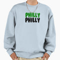 Philly Philly Puffy Paint Sweatshirt - Unique Graphic Unisex - T-Shirt, Sweatshirt, Hoodie