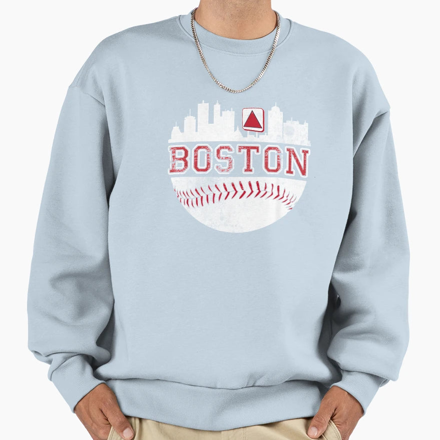 City Skyline Baseball Fan Sweatshirt - Fun Novelty Design Men Women - T-Shirt, Sweatshirt, Hoodie