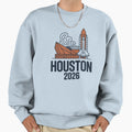 Houston 2026 Space Shuttle Football V13 T-Shirt - Streetwear Style Unisex - T-Shirt, Sweatshirt, Hoodie