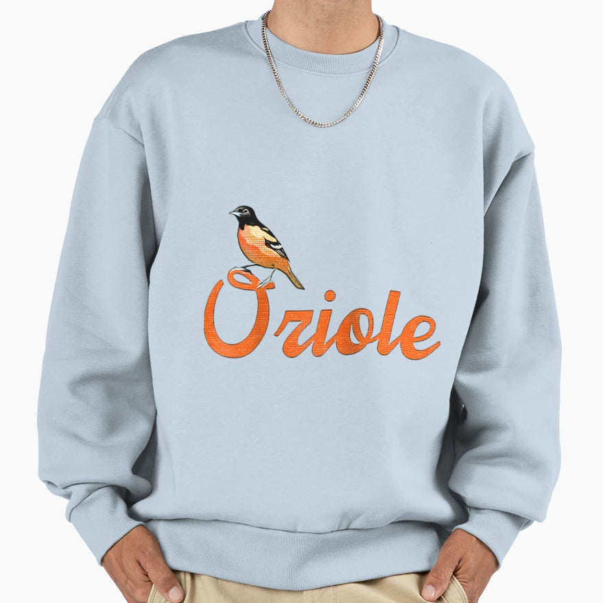 Oriole Bird Baltimore Favorites Sweatshirt - Graphic Print for Adults - T-Shirt, Sweatshirt, Hoodie