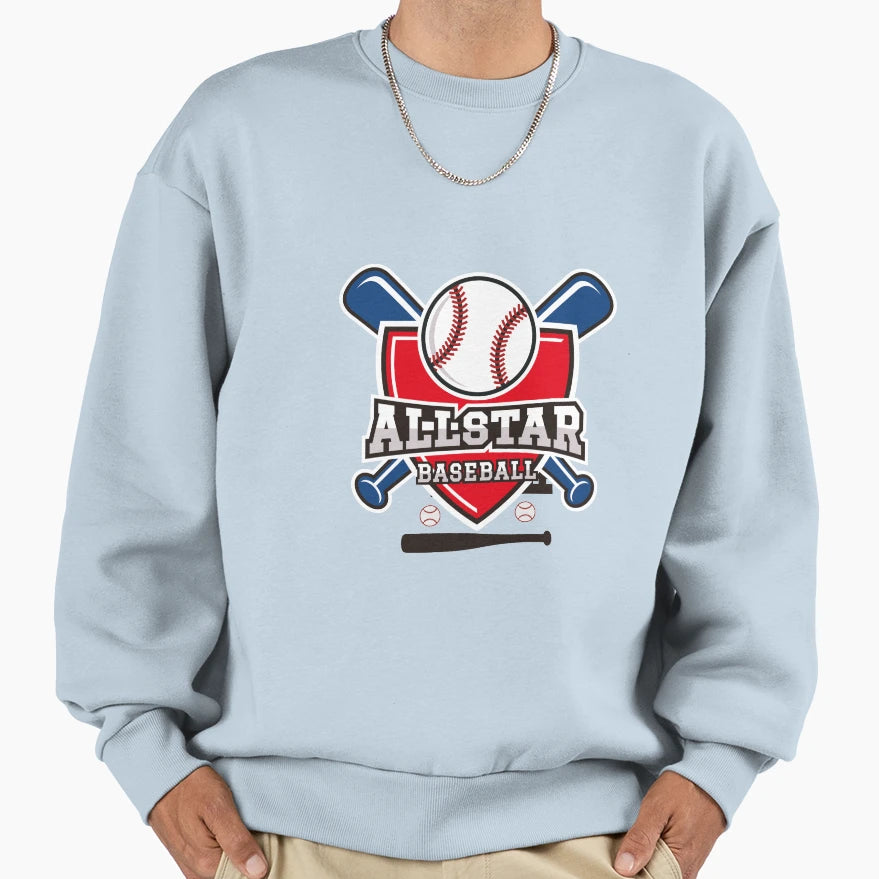 Funny Baseball Sweatshirt - Graphic Print Men Women - T-Shirt, Sweatshirt, Hoodie