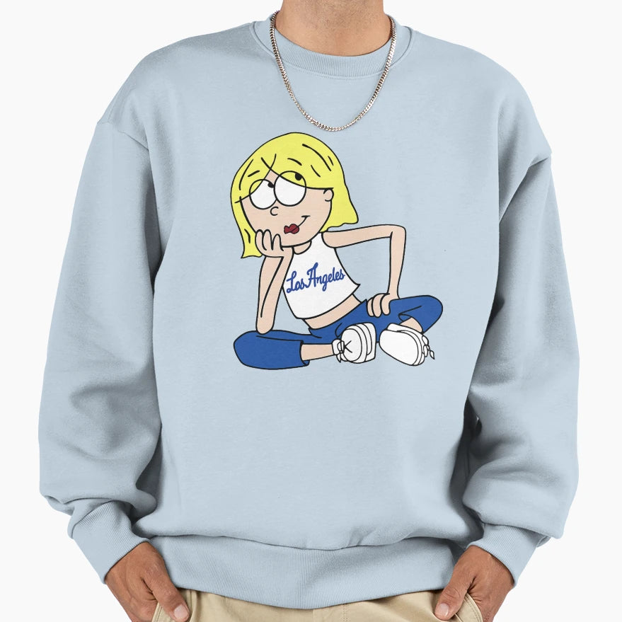 Lizzie Mcguire Los Angeles Sweatshirt - Fun Novelty Design for Adults - T-Shirt, Sweatshirt, Hoodie
