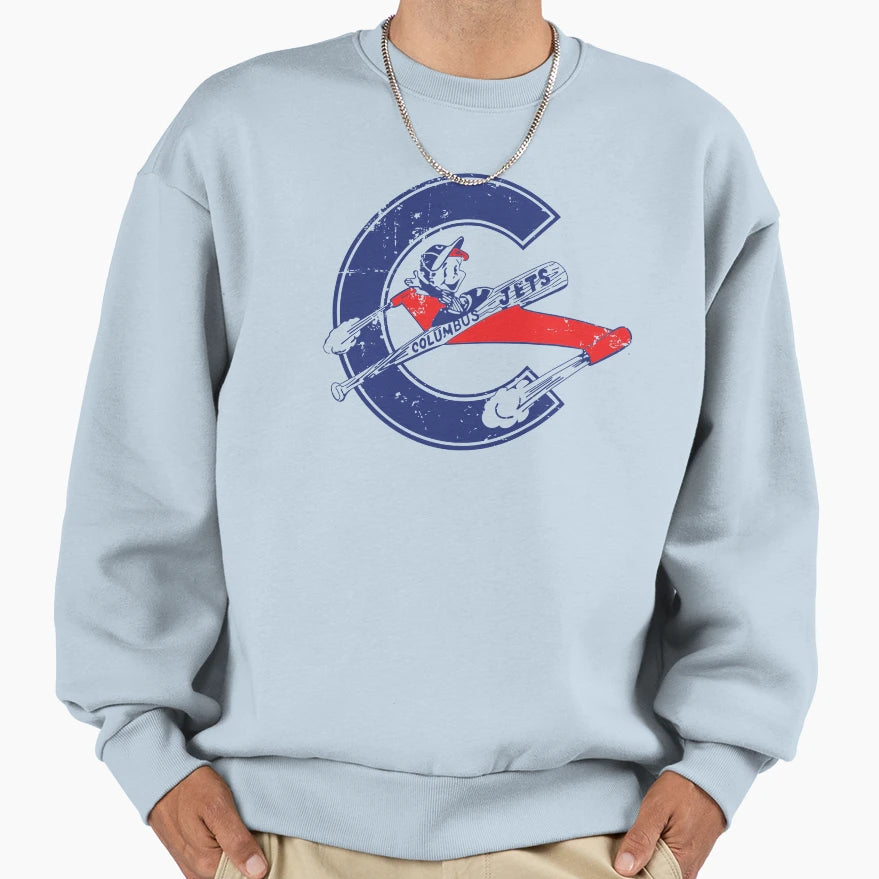 Columbus Jets Baseball Club Defunct Sweatshirt - Graphic Print Unisex - T-Shirt, Sweatshirt, Hoodie
