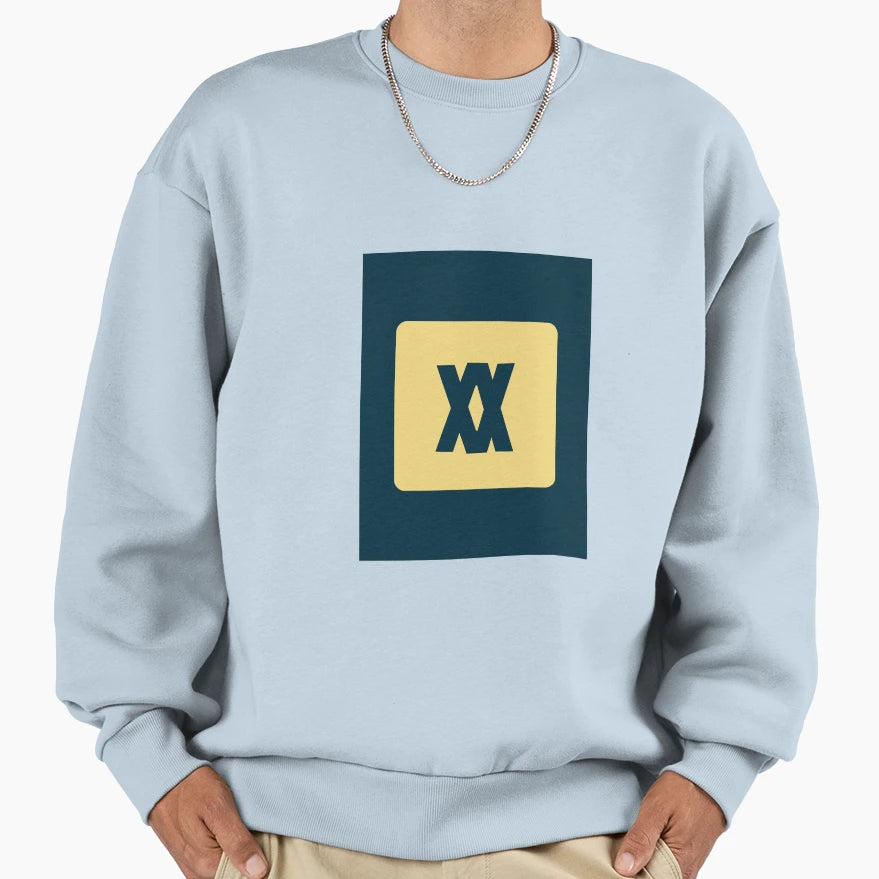 Double X Sweatshirt - Unique Graphic for Adults - T-Shirt, Sweatshirt, Hoodie