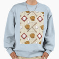 Baseball Seamless Pattern Bats Sweatshirt - Novelty Apparel Men Women - T-Shirt, Sweatshirt, Hoodie
