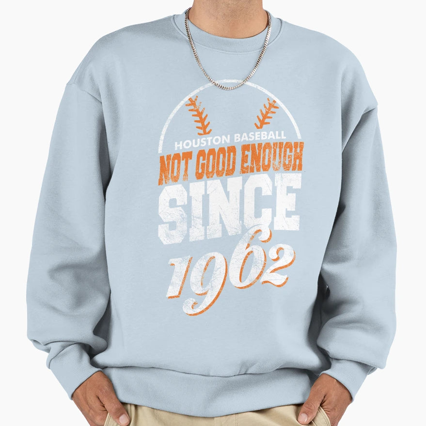 Houston Baseball Sweatshirt - Custom Art Print Men Women - T-Shirt, Sweatshirt, Hoodie