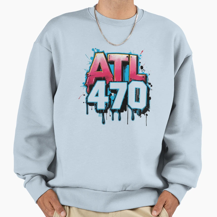 Atlanta Atl Sweatshirt - Fun Novelty Design Men Women - T-Shirt, Sweatshirt, Hoodie
