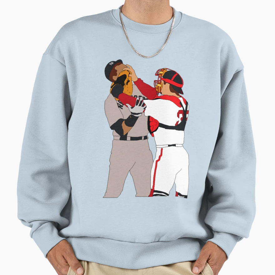 Jason Varitek Alex Rodriguez Brawl Sweatshirt - Novelty Apparel Unisex - T-Shirt, Sweatshirt, Hoodie