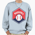 Baseball Sweatshirt - Graphic Print for Adults - T-Shirt, Sweatshirt, Hoodie