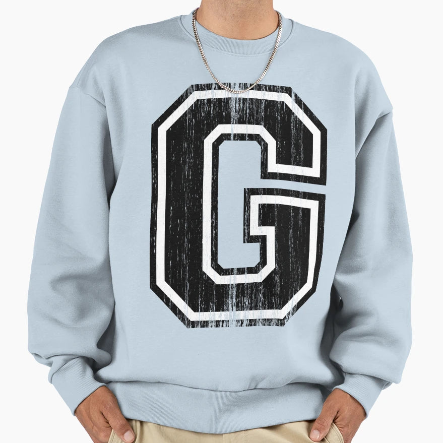 Big Varsity Letter G Sweatshirt - Streetwear Style Unisex - T-Shirt, Sweatshirt, Hoodie