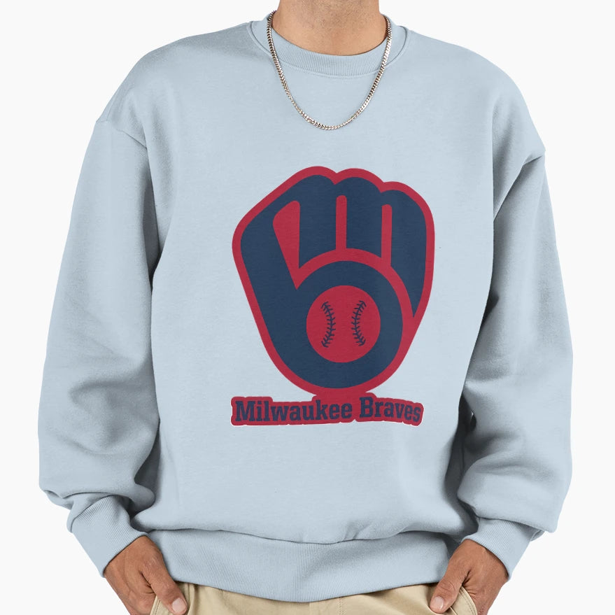 Milwaukee Braves Sweatshirt - Graphic Print for Adults - T-Shirt, Sweatshirt, Hoodie