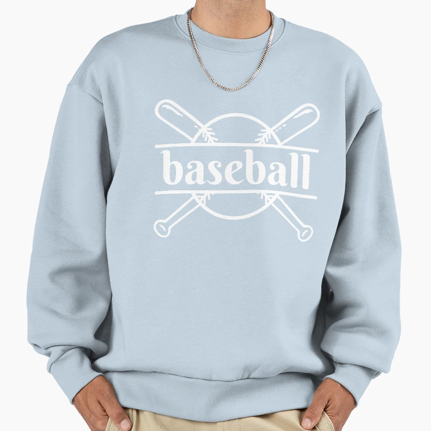 Baseball Sweatshirt - Custom Art Print for Adults - T-Shirt, Sweatshirt, Hoodie