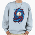 Baseball 4Th July Usa Sweatshirt - Casual Everyday Wear for Adults - T-Shirt, Sweatshirt, Hoodie
