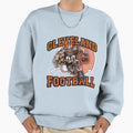 Cleveland Football Sweatshirt - Aesthetic Graphic Men Women - T-Shirt, Sweatshirt, Hoodie