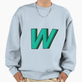 Green W Sweatshirt - Novelty Apparel for Adults - T-Shirt, Sweatshirt, Hoodie