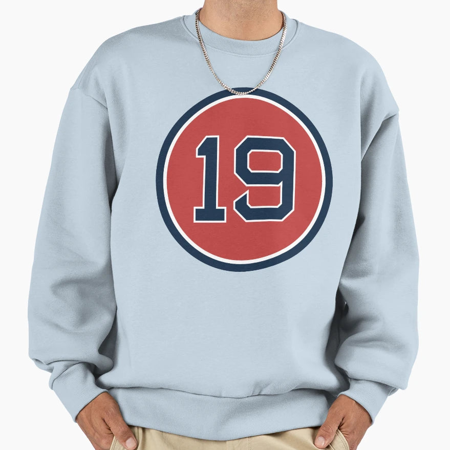 Jackie Bradley Jr 19 Jersey Number Sweatshirt - Unique Graphic Men Women - T-Shirt, Sweatshirt, Hoodie
