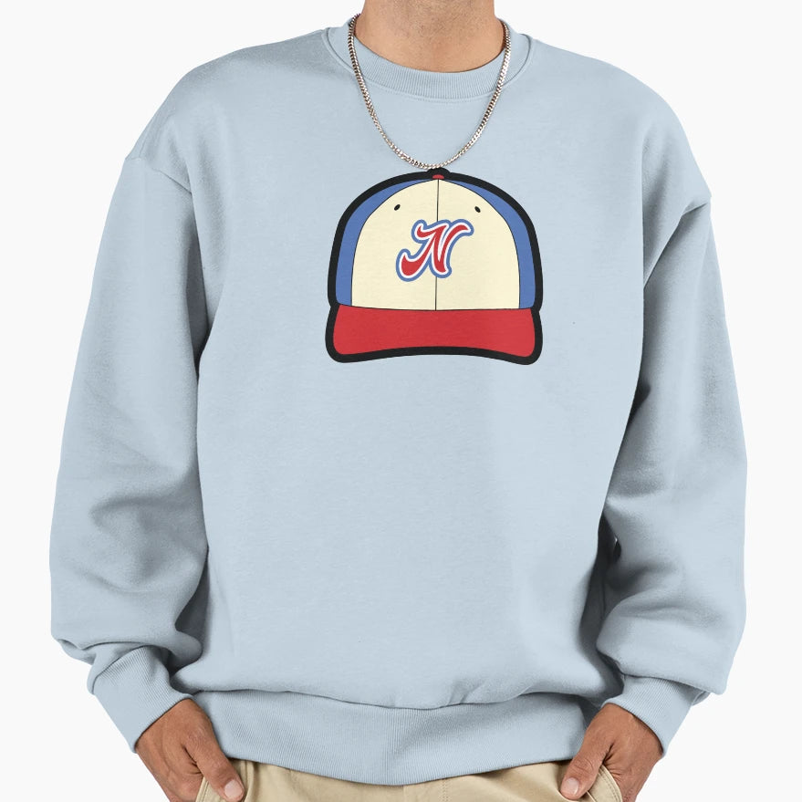 Baseball Hat Sweatshirt - Streetwear Style for Adults - T-Shirt, Sweatshirt, Hoodie