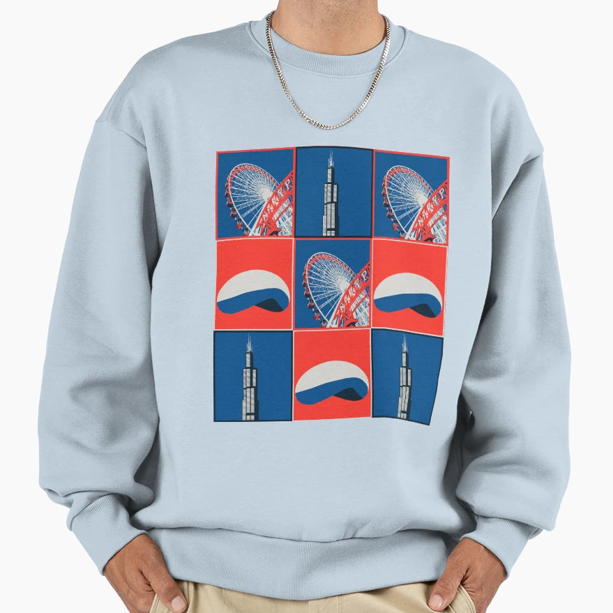 Chicago Sweatshirt - Novelty Apparel Men Women - T-Shirt, Sweatshirt, Hoodie