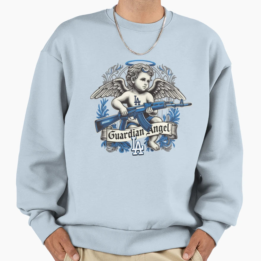 Guardian Angel Attitude La Inspired Sweatshirt - Aesthetic Graphic Unisex - T-Shirt, Sweatshirt, Hoodie