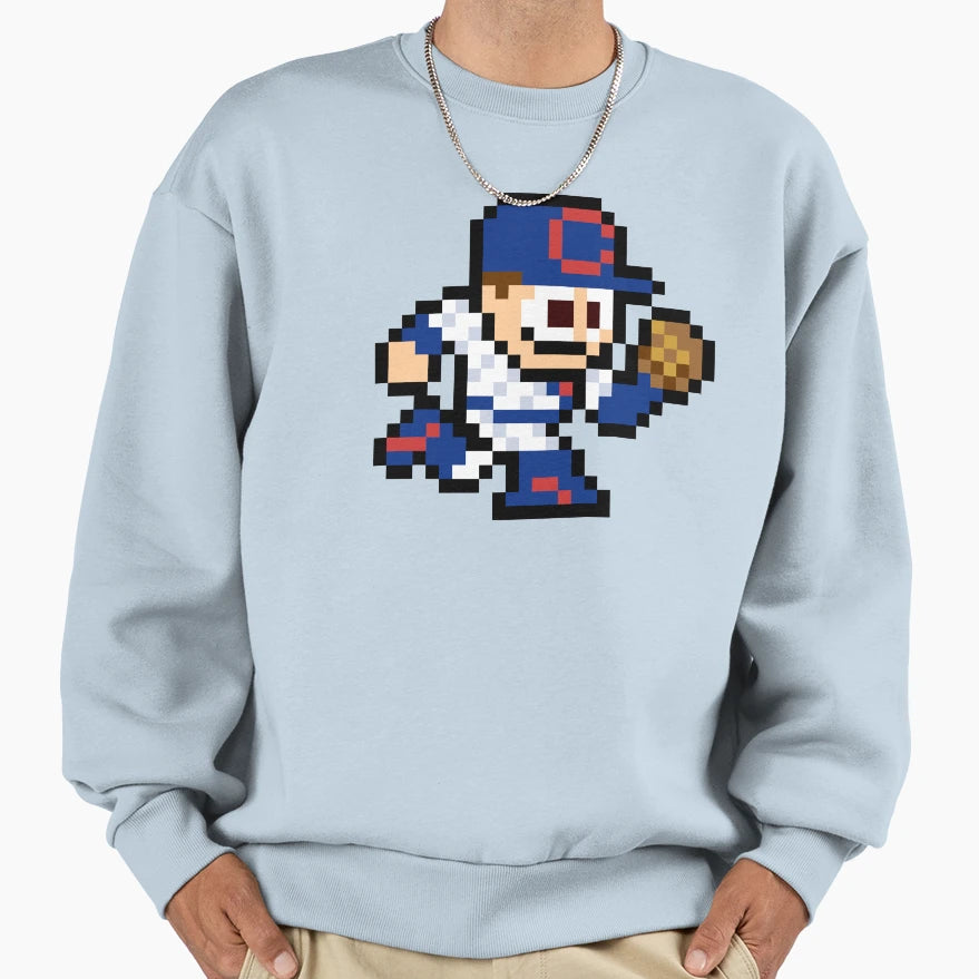 Chicago 8 Bit Player Sweatshirt - Custom Art Print for Adults - T-Shirt, Sweatshirt, Hoodie