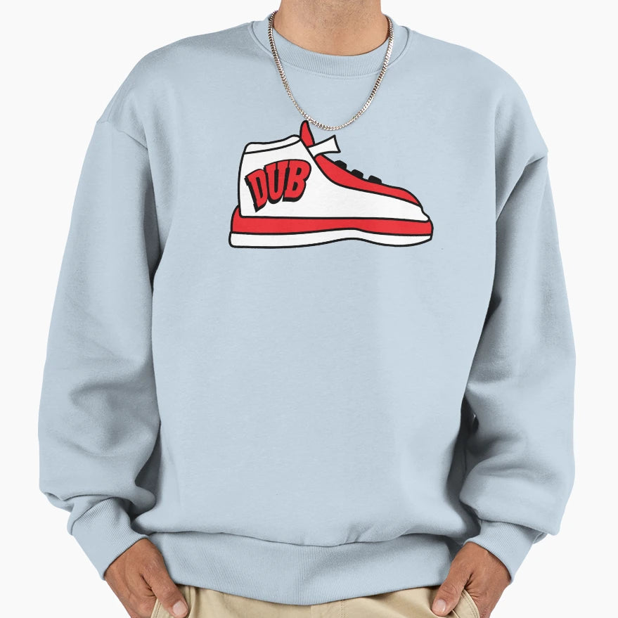 Sneakerhead Red Dub Wisconsin Madison Sweatshirt - Custom Art Print Unisex - T-Shirt, Sweatshirt, Hoodie