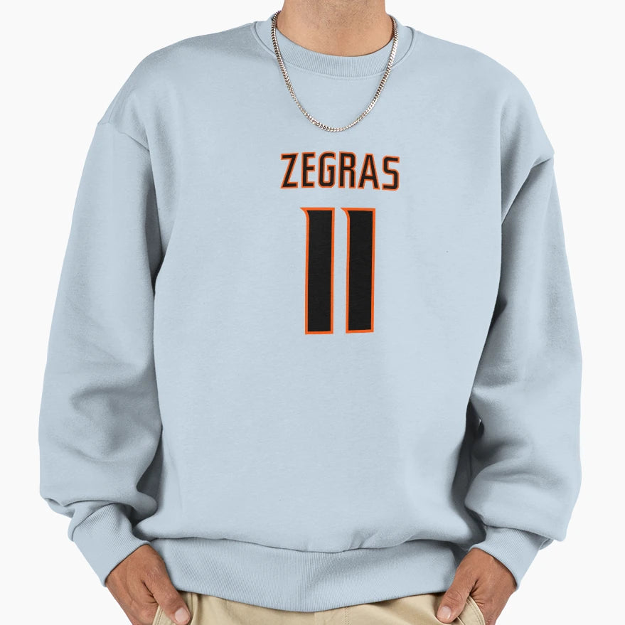 Trevor Zegras White Sweatshirt - Novelty Apparel Men Women - T-Shirt, Sweatshirt, Hoodie