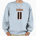 Trevor Zegras White Sweatshirt - Novelty Apparel Men Women - T-Shirt, Sweatshirt, Hoodie
