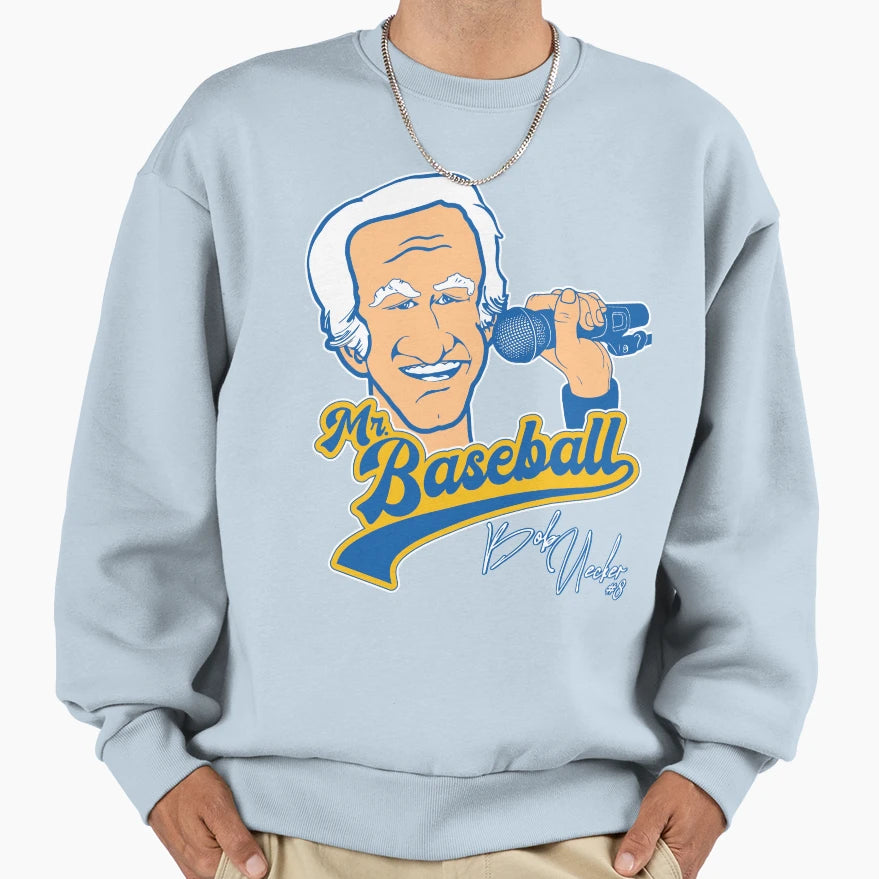 Mr Baseball Brewers Bob Uecker Sweatshirt - Fun Novelty Design Unisex - T-Shirt, Sweatshirt, Hoodie