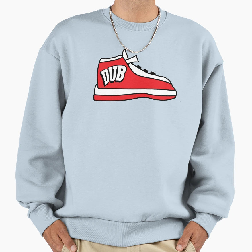 Sneakerhead Red Dub Wisconsin Sweatshirt - Minimalist Print Men Women - T-Shirt, Sweatshirt, Hoodie